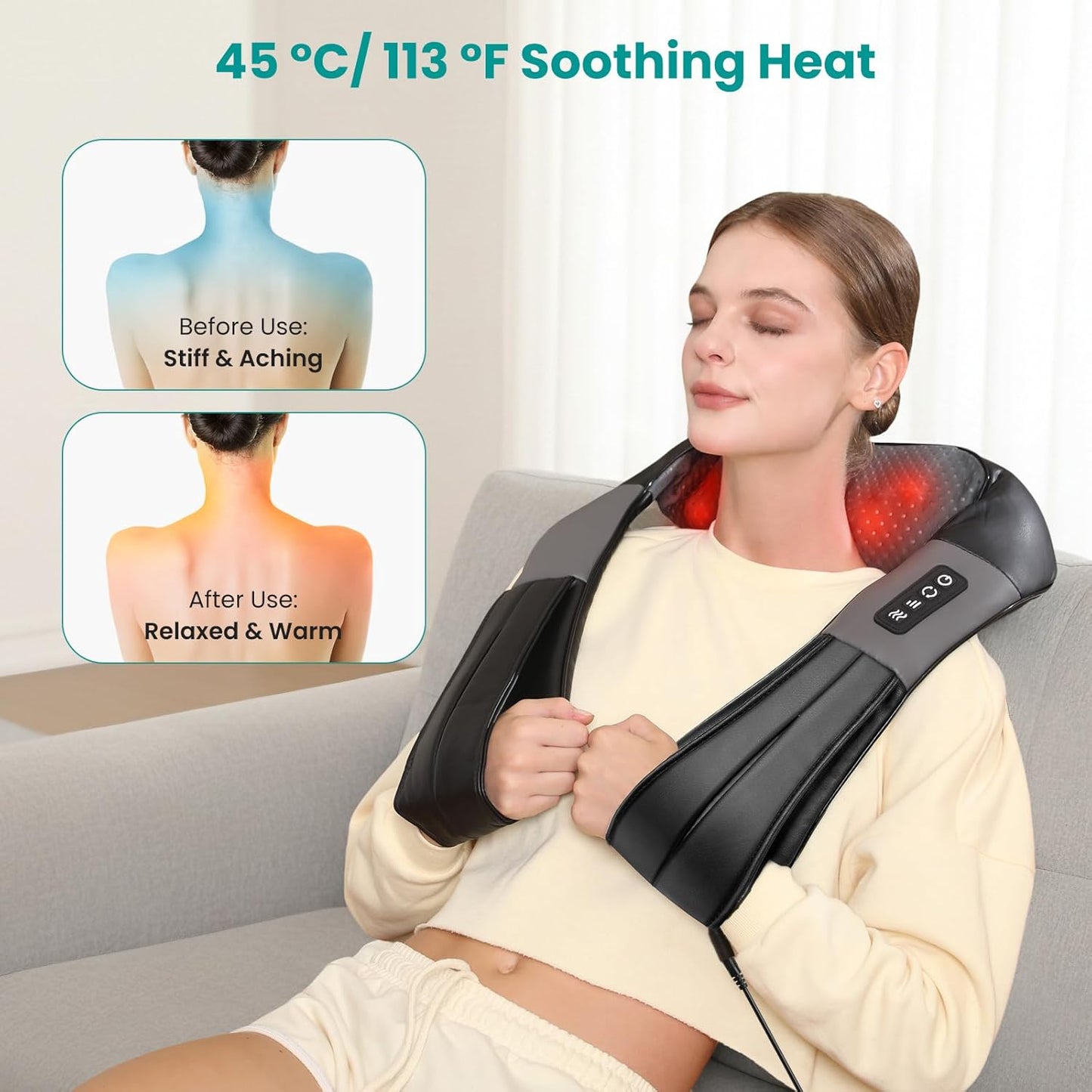 ComfortWave Heated Neck Massager