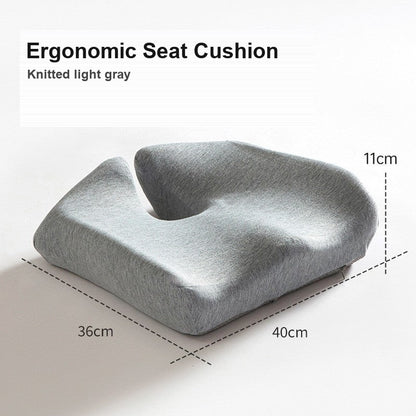 Ergonomic Seat Cushion – high-density foam with removable washable cover